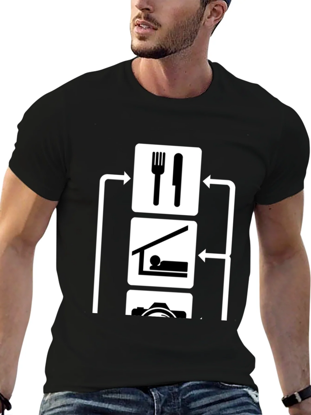 Eat Sleep Photograph T-Shirt product image 6