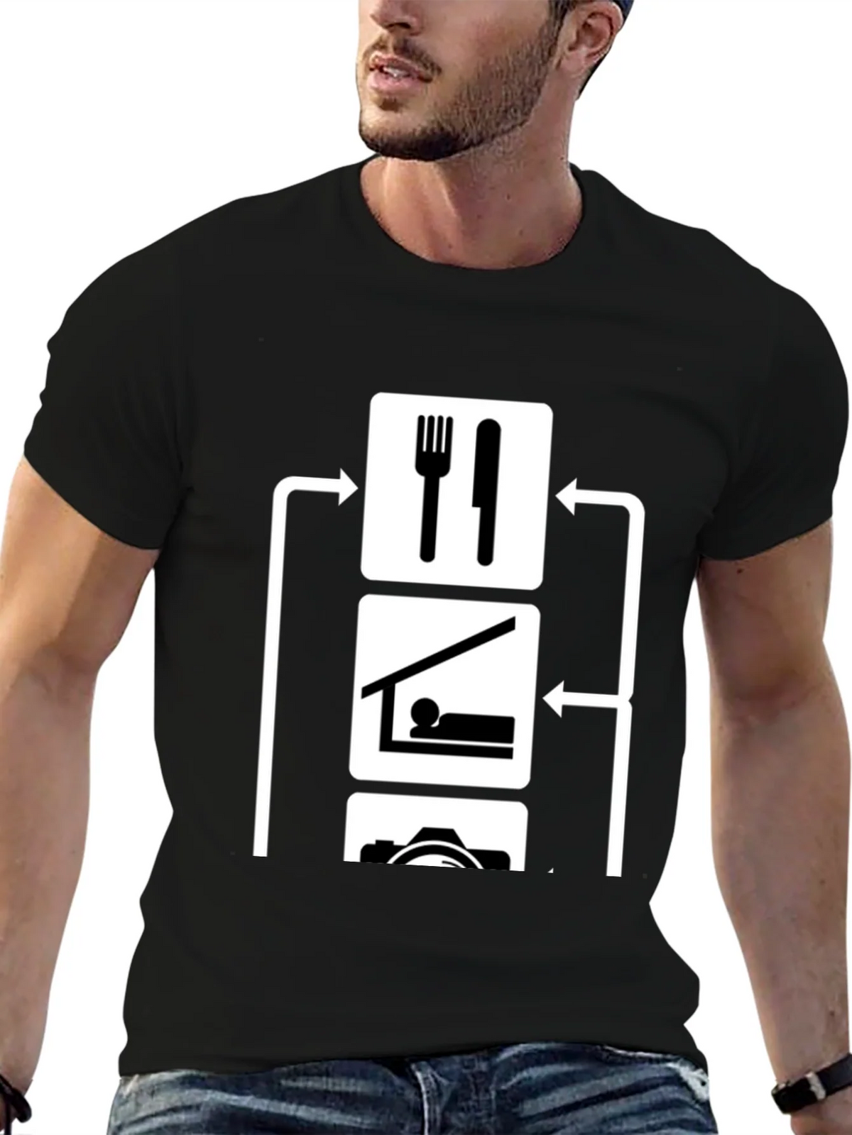 Eat Sleep Photograph T-Shirt product image 6