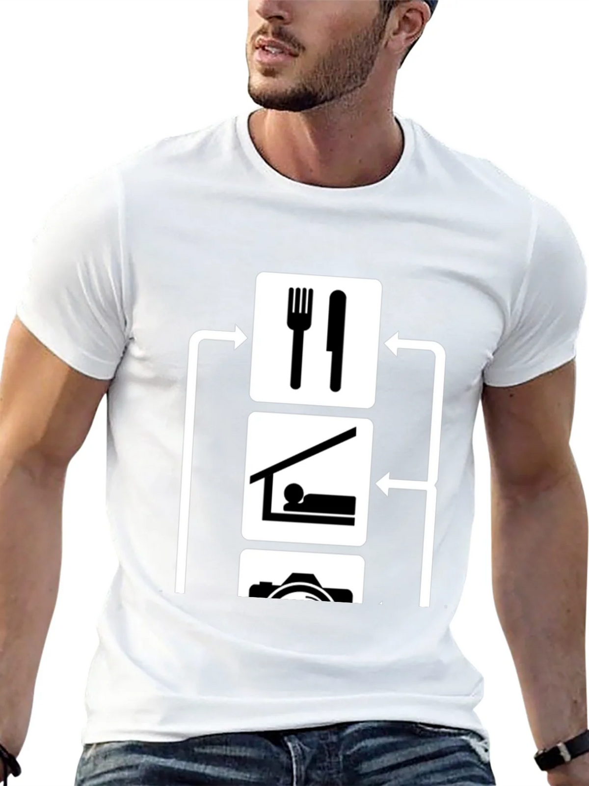 Eat Sleep Photograph T-Shirt product image 12