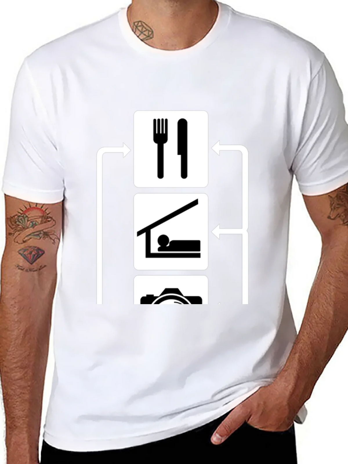 Eat Sleep Photograph T-Shirt product image 7