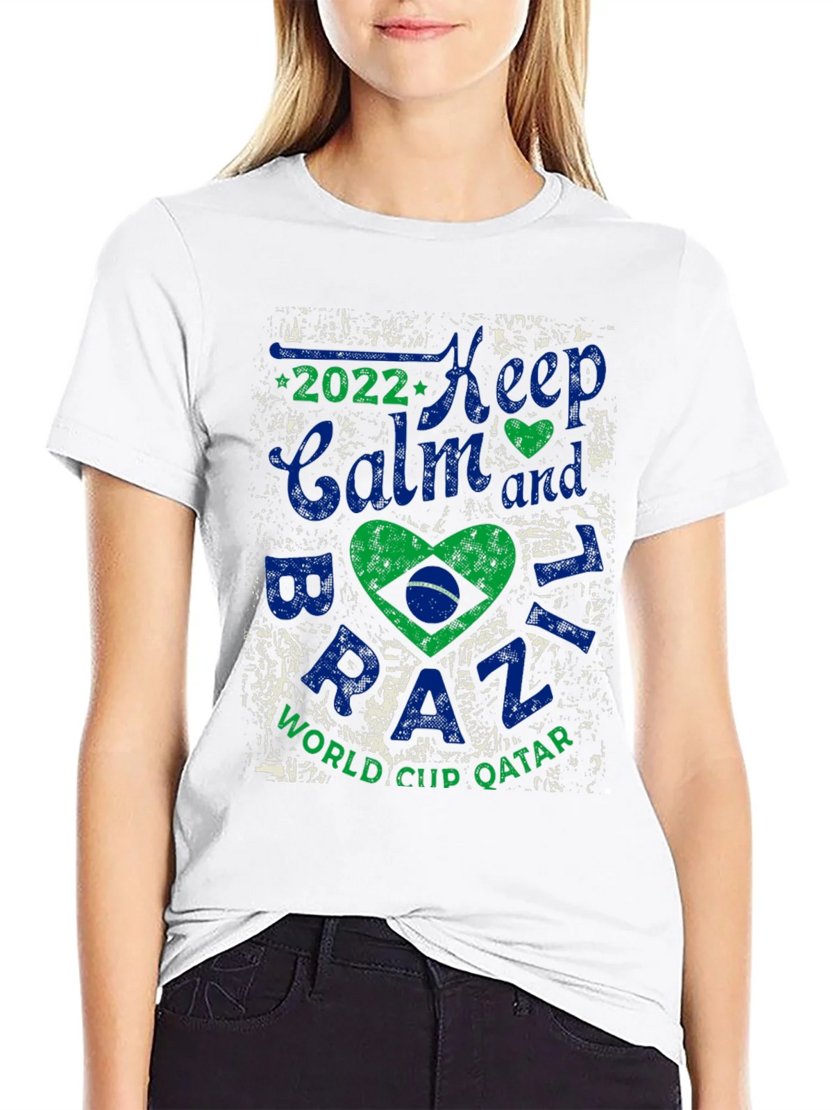 Keep Calm Brazil 2022 World Cup T-Shirt