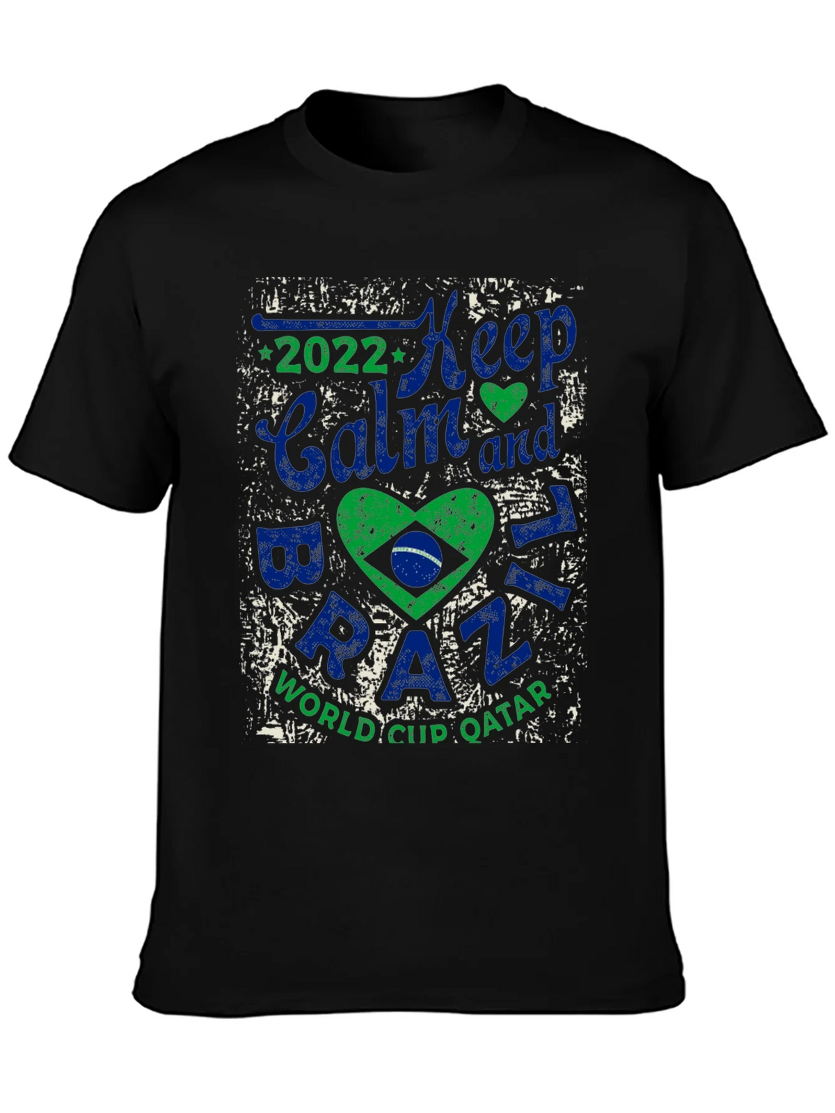 Keep Calm Brazil 2022 World Cup T-Shirt