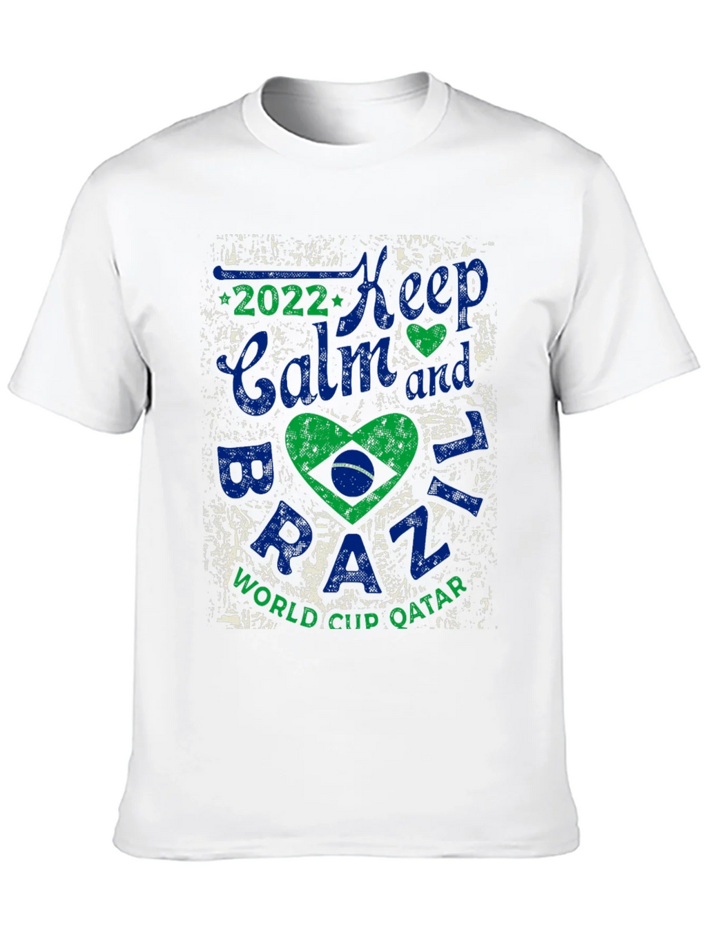 Keep Calm Brazil 2022 World Cup T-Shirt
