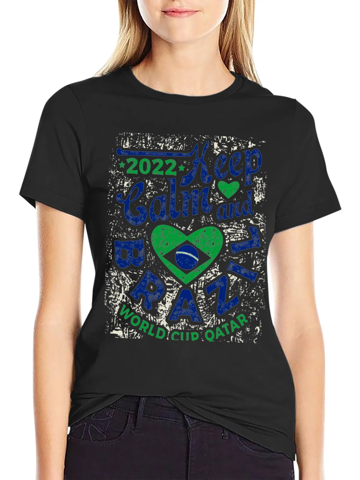Keep Calm Brazil 2022 World Cup T-Shirt