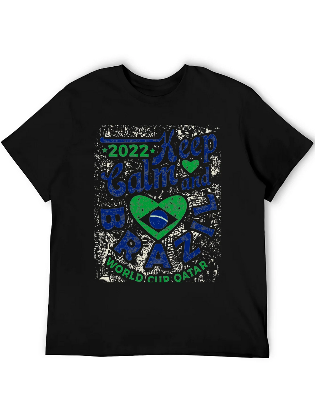 Keep Calm Brazil 2022 World Cup T-Shirt