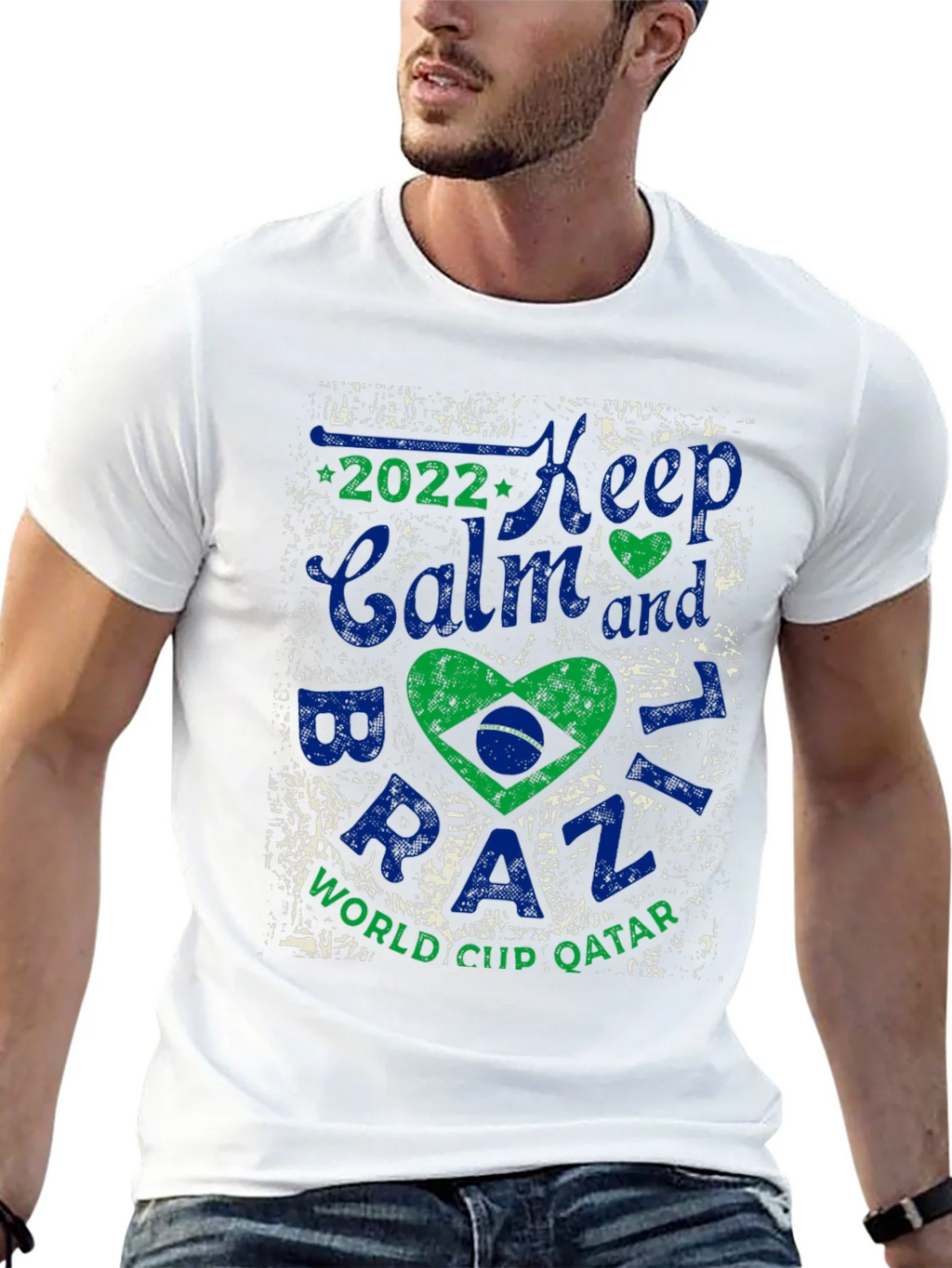 Keep Calm Brazil 2022 World Cup T-Shirt