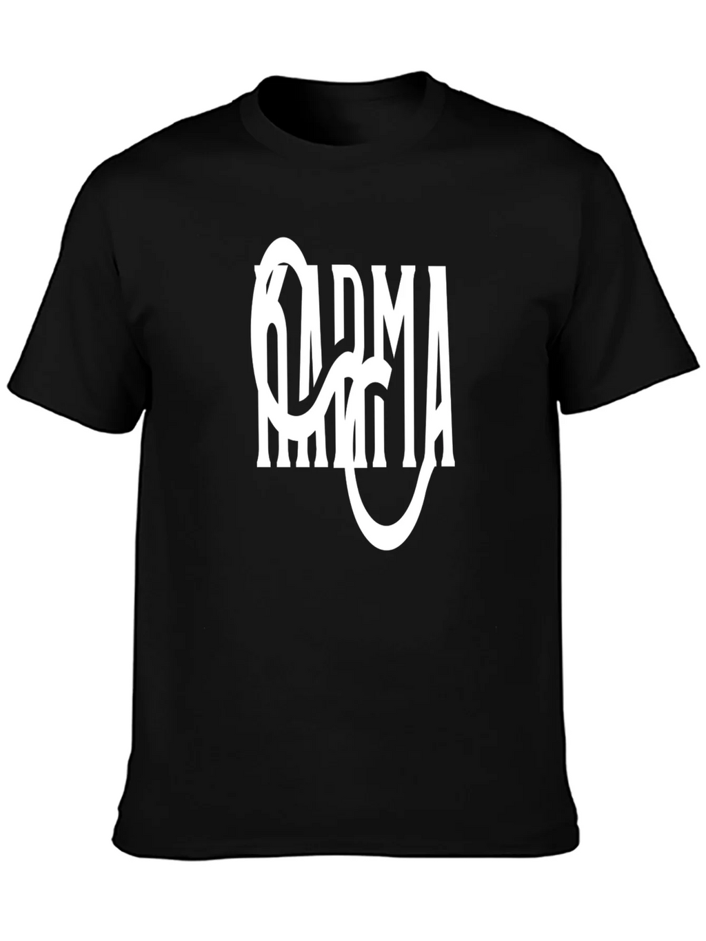 Karma Graphic Tee - Stylish Black T-Shirt product image 3