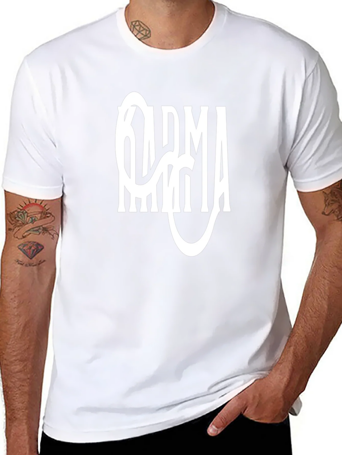 Karma Graphic Tee - Stylish Black T-Shirt product image 7