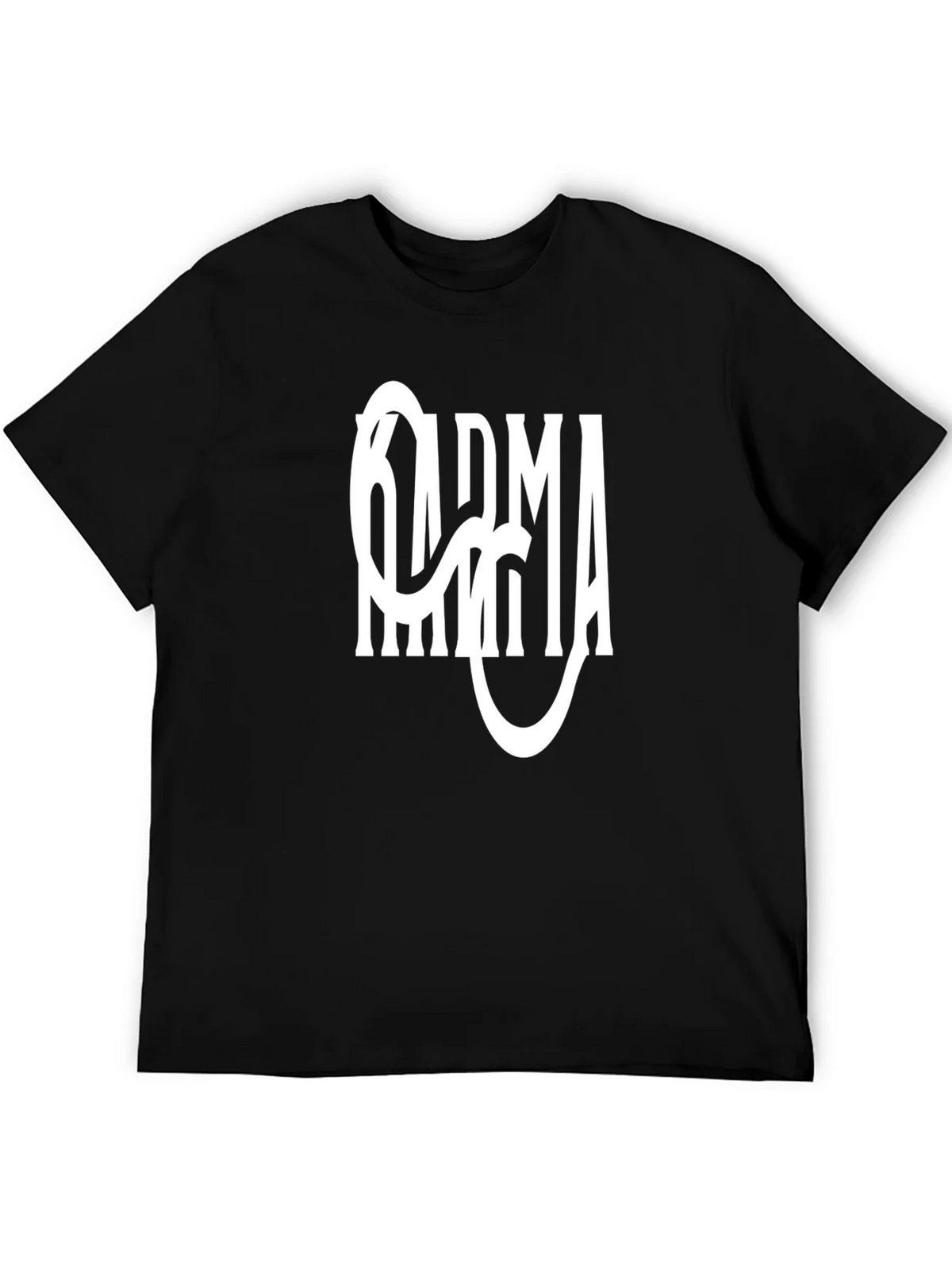 Karma Graphic Tee - Stylish Black T-Shirt product image 5