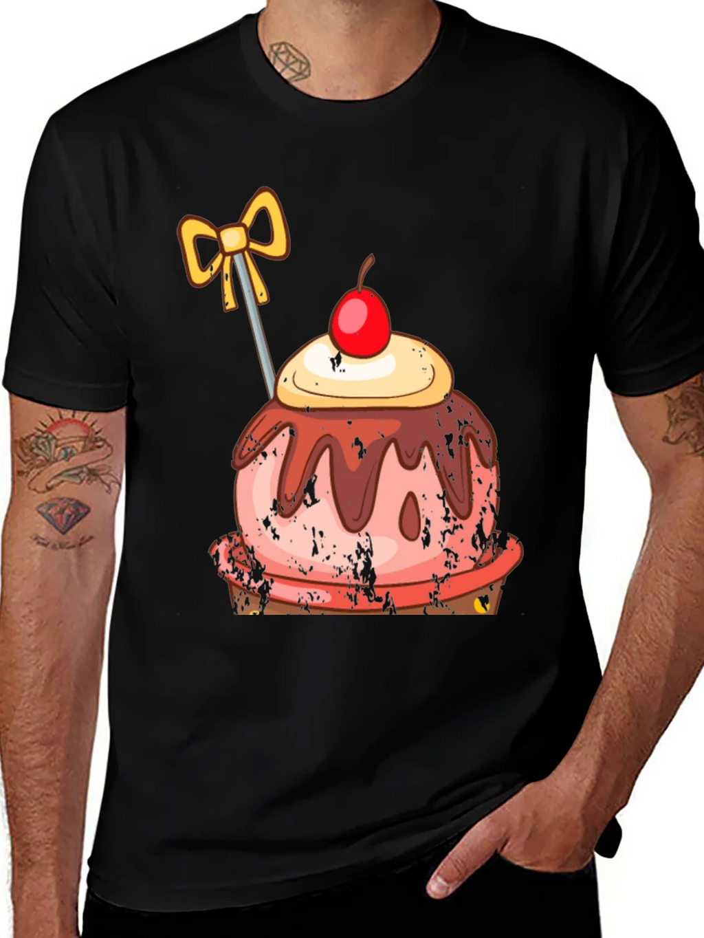 Sweet Treat Graphic Tee - Unisex Black T-Shirt product image 1