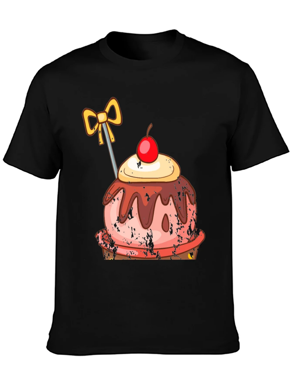 Sweet Treat Graphic Tee - Unisex Black T-Shirt product image 3
