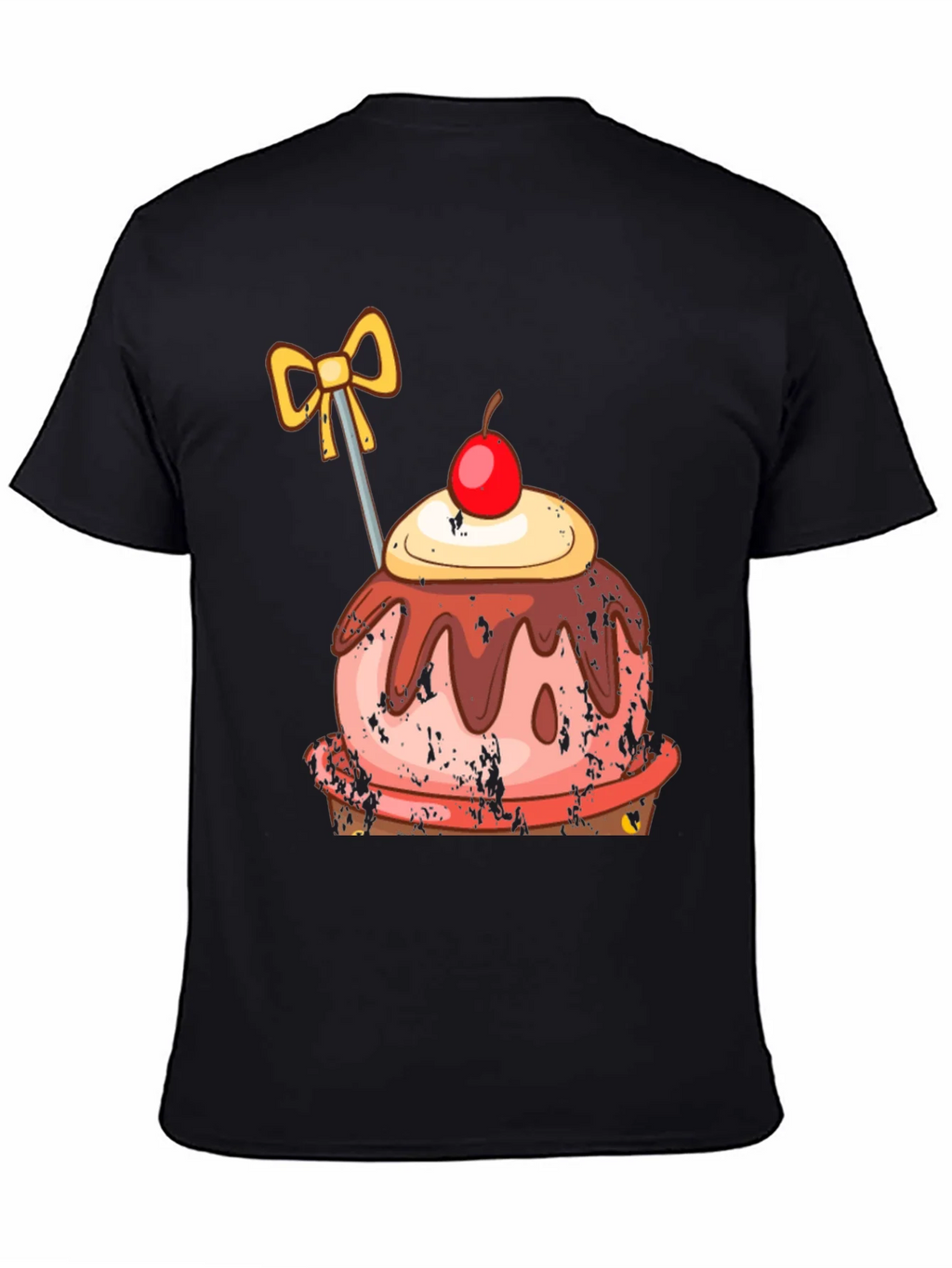 Sweet Treat Graphic Tee - Unisex Black T-Shirt product image 4