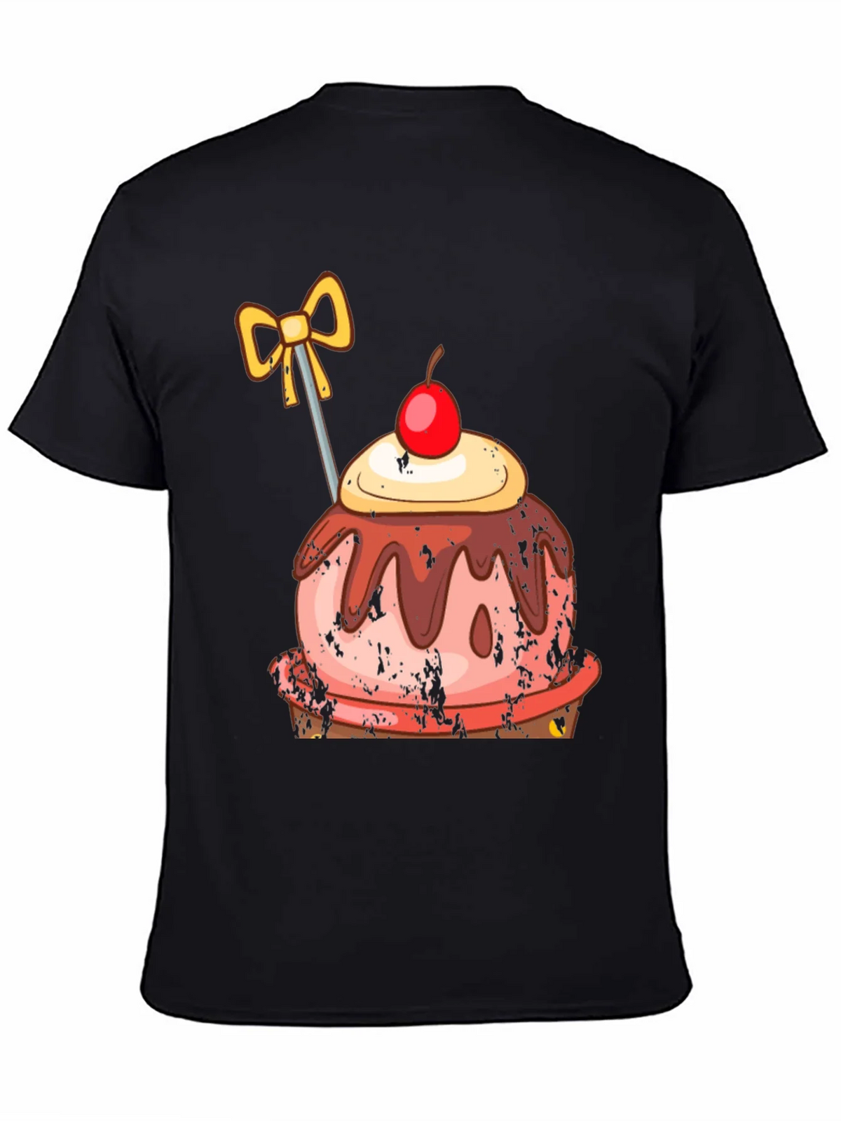 Sweet Treat Graphic Tee - Unisex Black T-Shirt product image 4