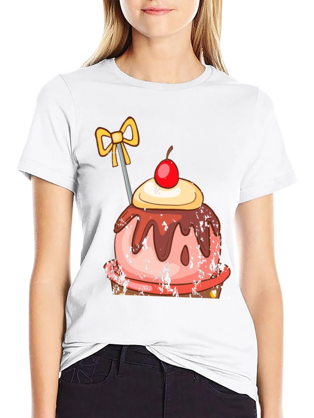 Sweet Treat Graphic Tee - Unisex Black T-Shirt product image 8