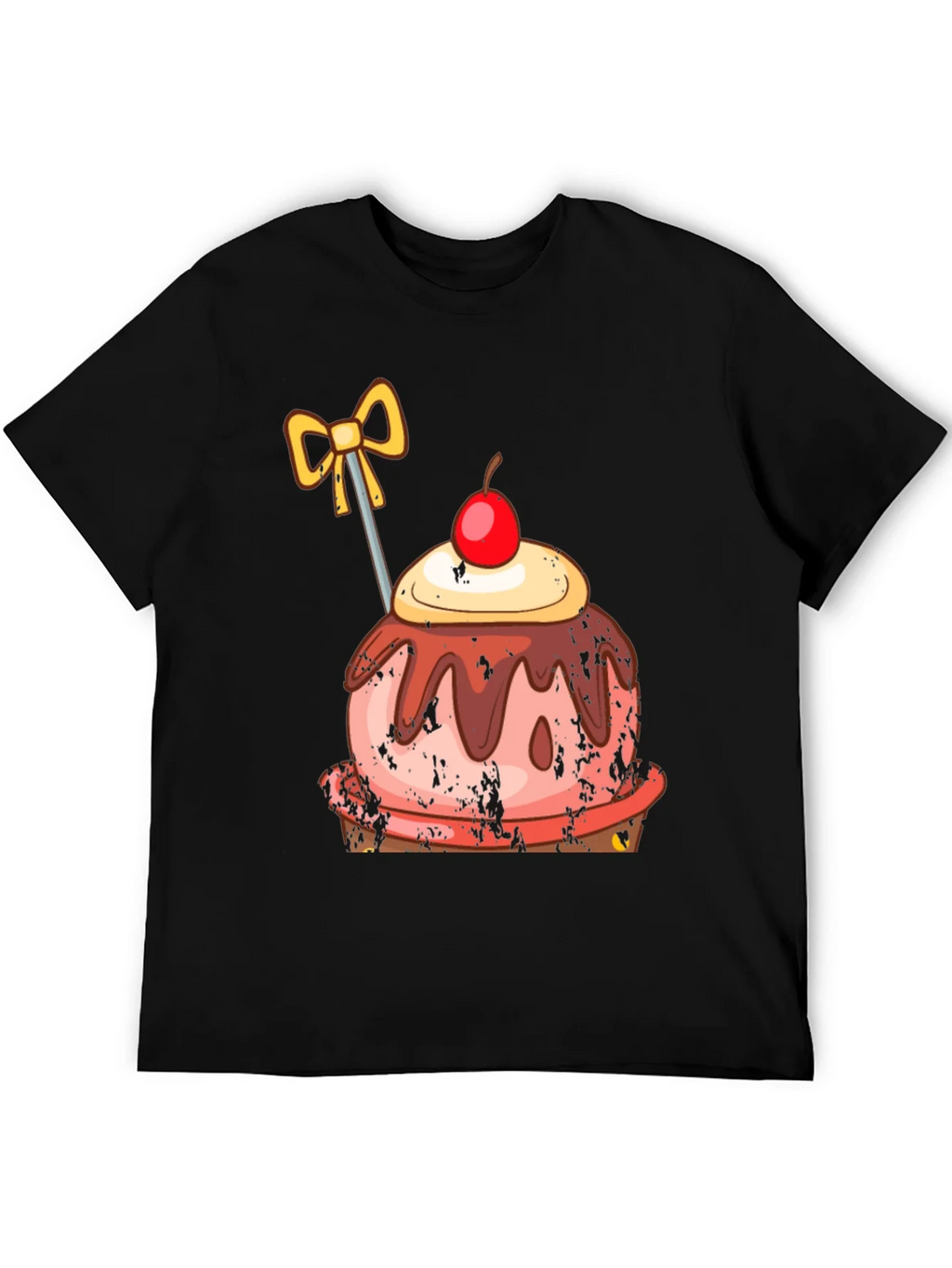 Sweet Treat Graphic Tee - Unisex Black T-Shirt product image 5