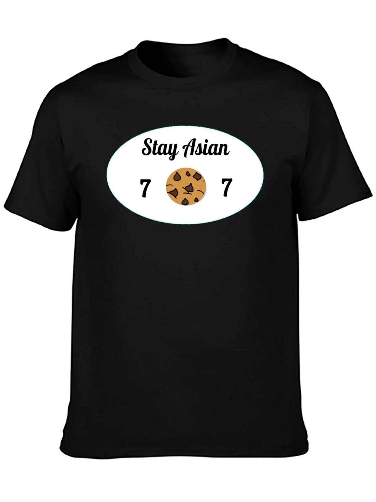 Stay Asian 7 Cookie 7 Funny Graphic Tee product image 3