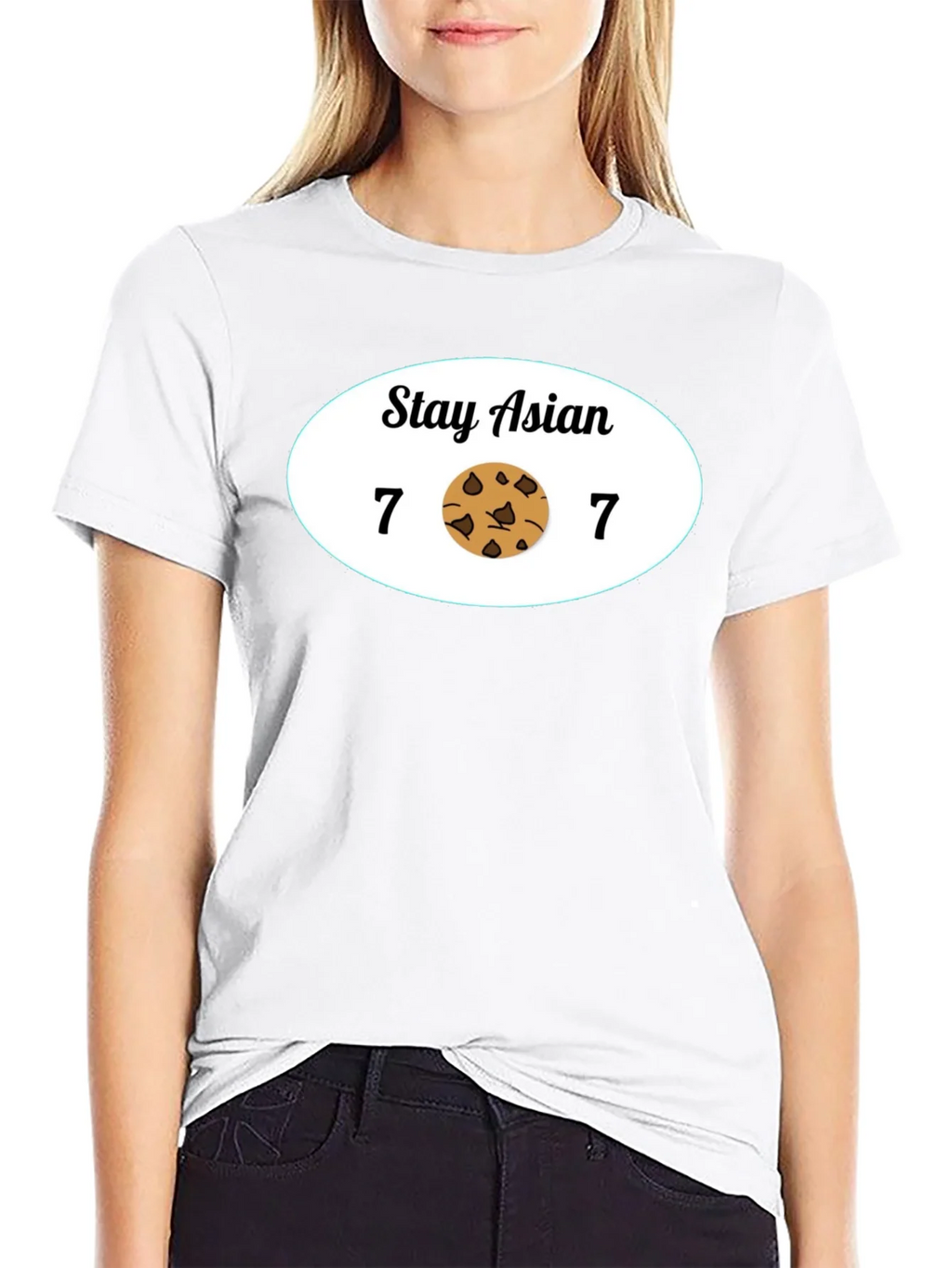 Stay Asian 7 Cookie 7 Funny Graphic Tee product image 8