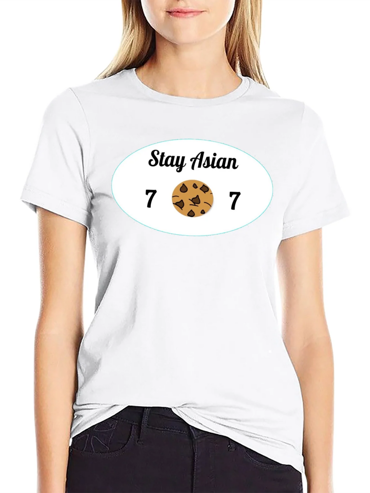 Stay Asian 7 Cookie 7 Funny Graphic Tee product image 8