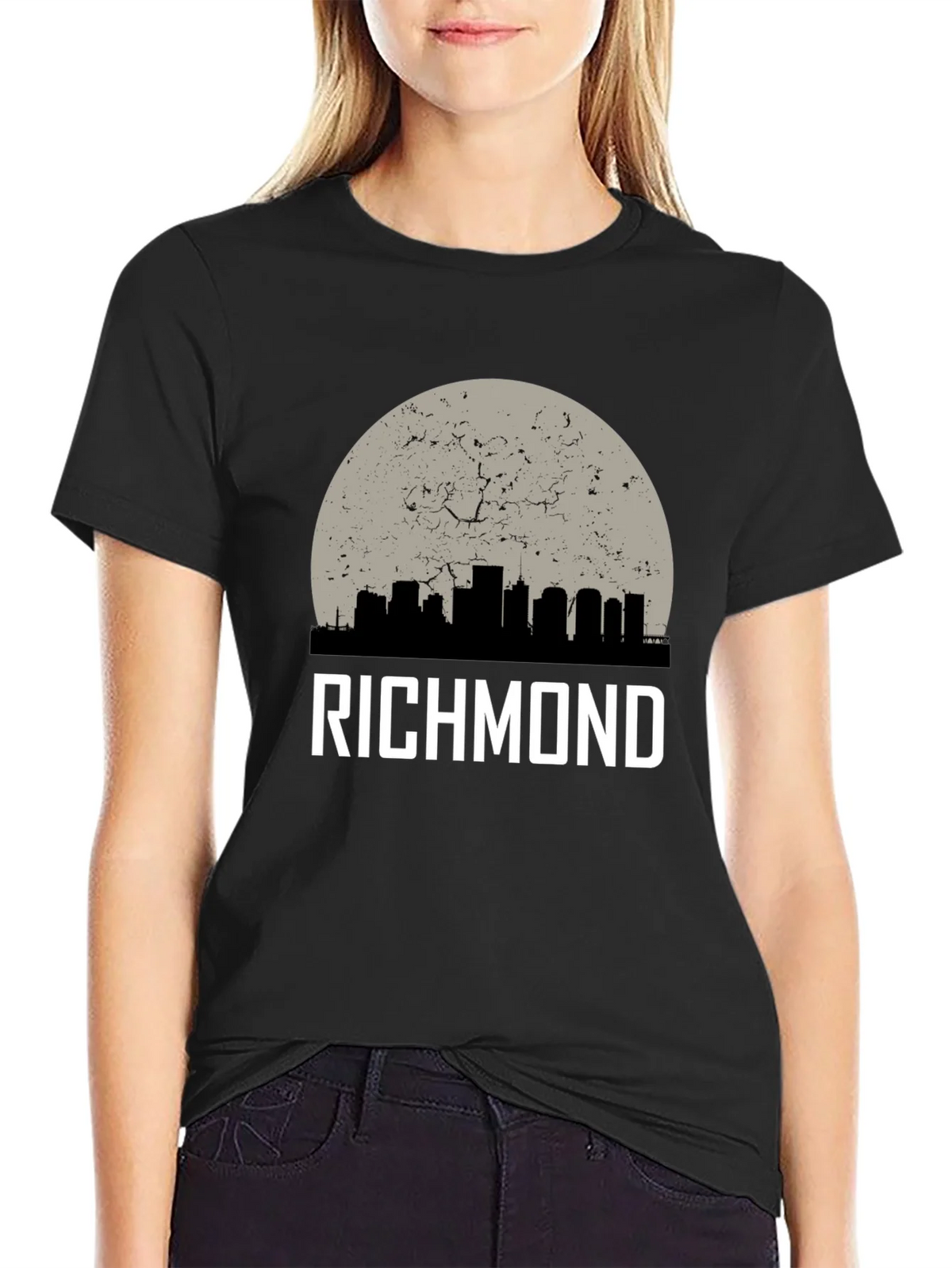 Richmond Skyline Graphic Print Crew Neck T-Shirt product image 5