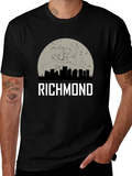 Richmond Skyline Graphic Print Crew Neck T-Shirt product image 1