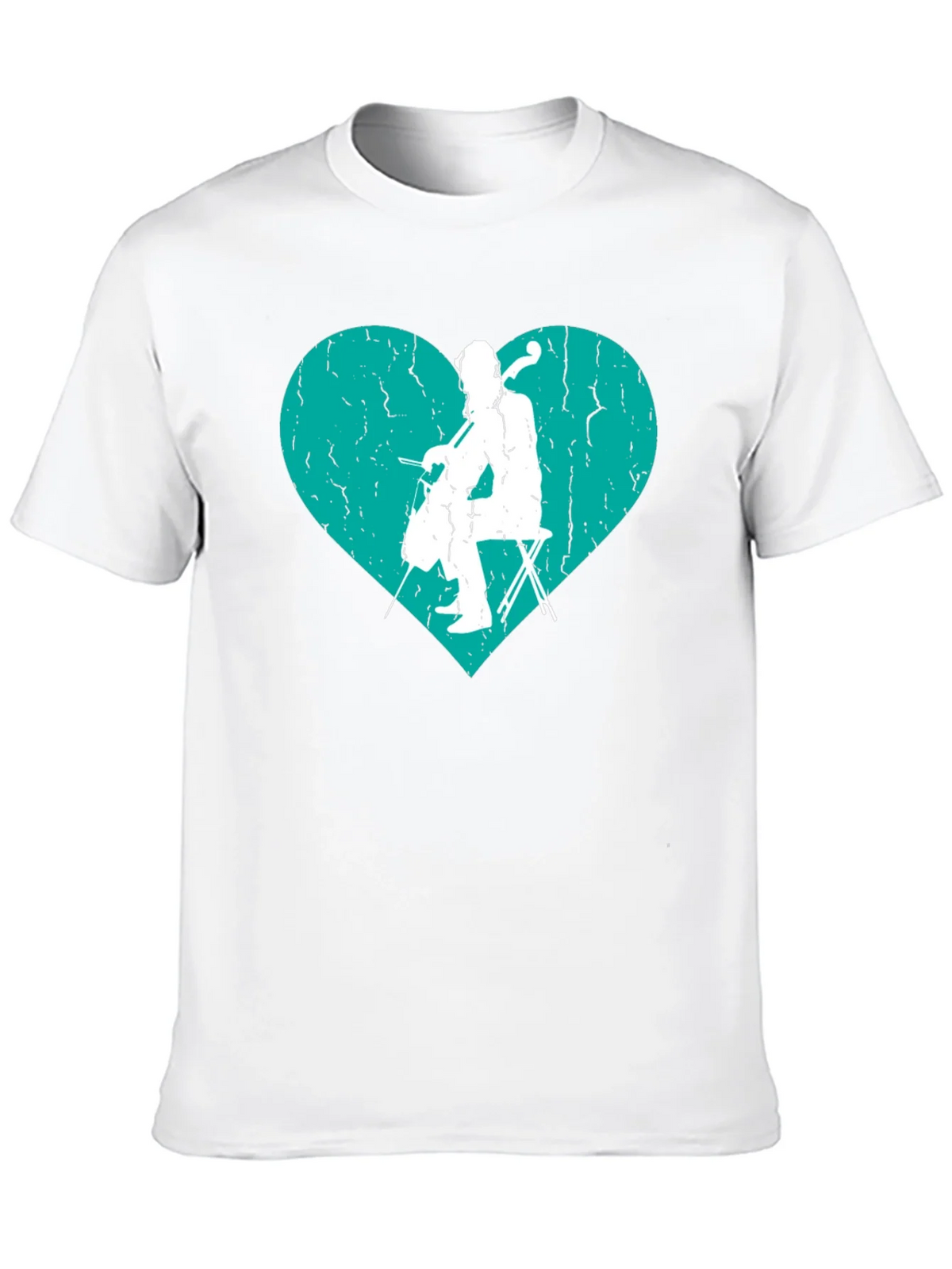 Cello Heart Graphic Tee - Musicians T-Shirt product image 9