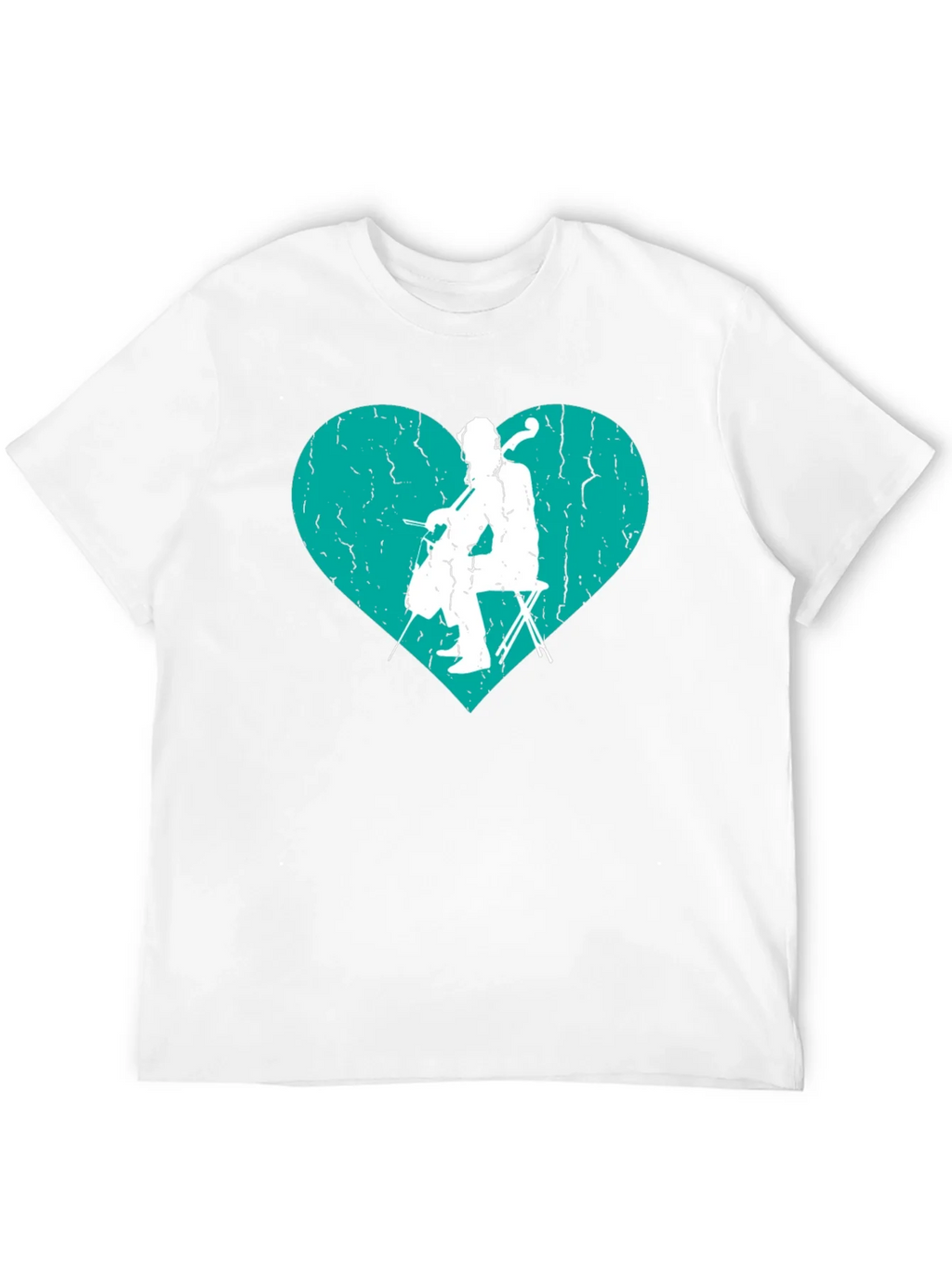 Cello Heart Graphic Tee - Musicians T-Shirt product image 11