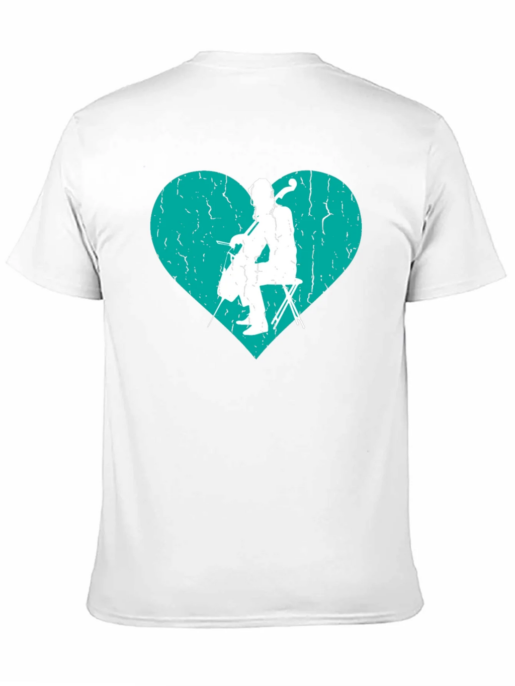 Cello Heart Graphic Tee - Musicians T-Shirt product image 10