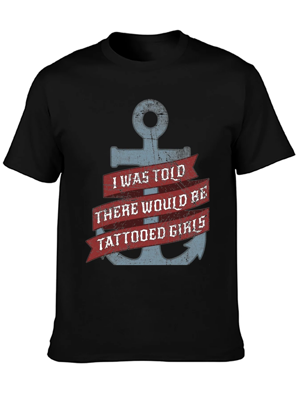 Tattooed Girls Anchor T-Shirt - Funny Graphic Tee product image 6