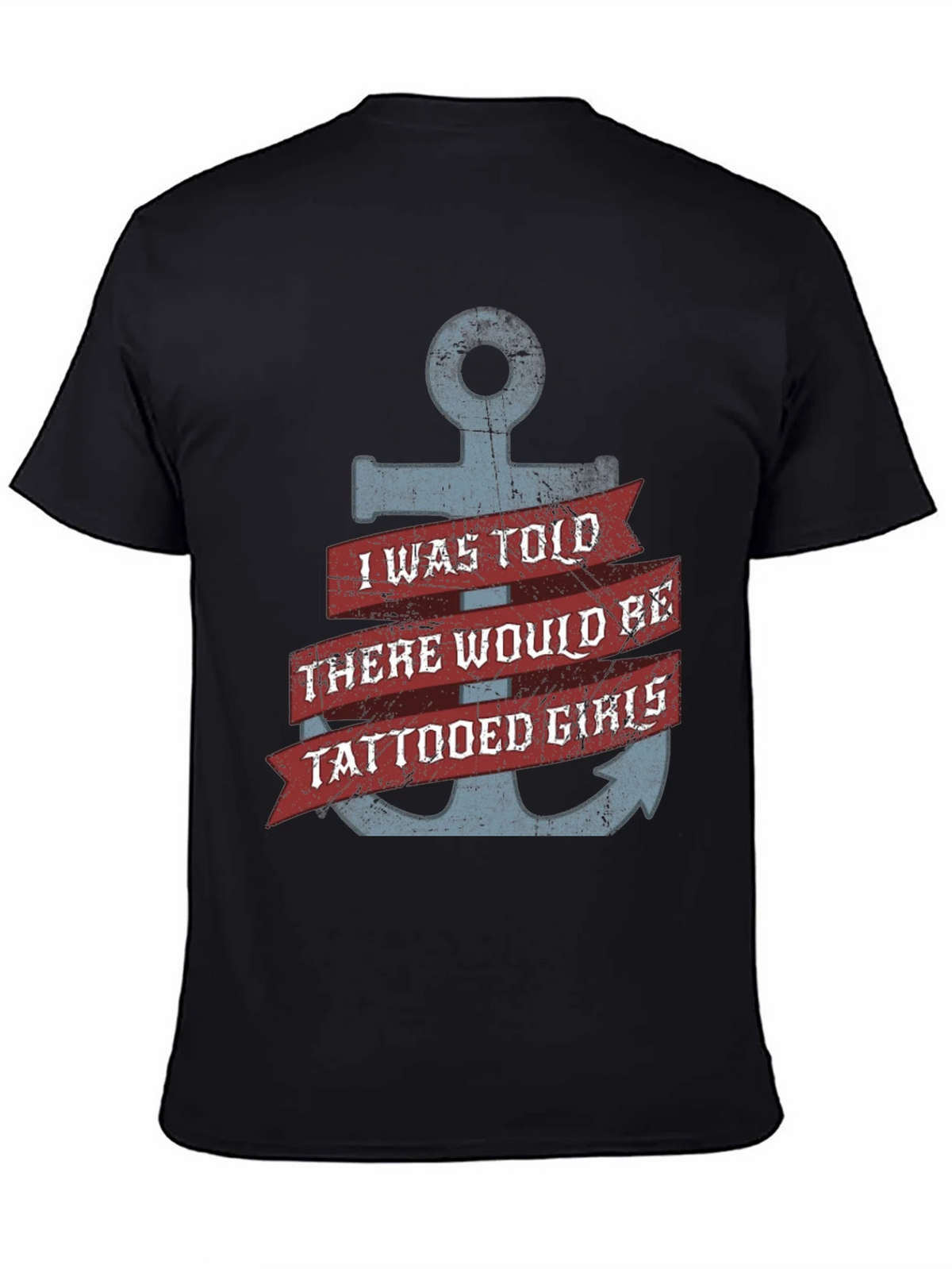 Tattooed Girls Anchor T-Shirt - Funny Graphic Tee product image 7