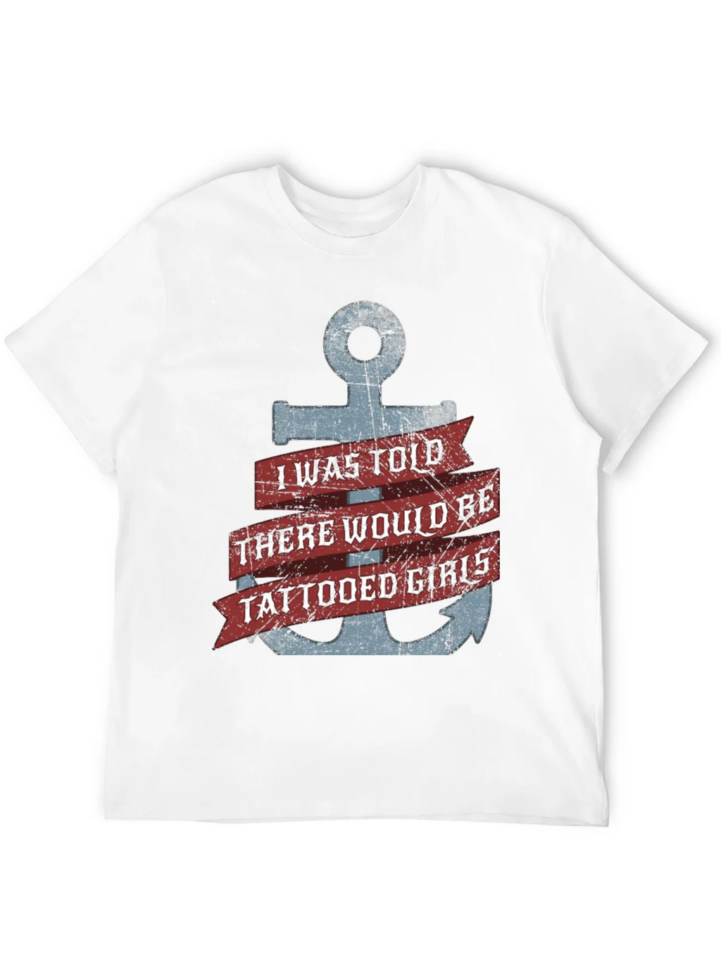 Tattooed Girls Anchor T-Shirt - Funny Graphic Tee product image 3