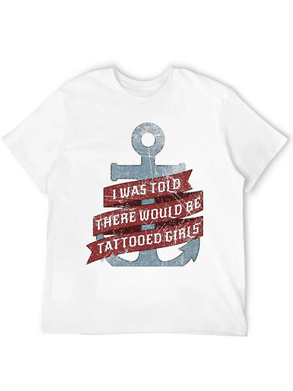 Tattooed Girls Anchor T-Shirt - Funny Graphic Tee product image 3