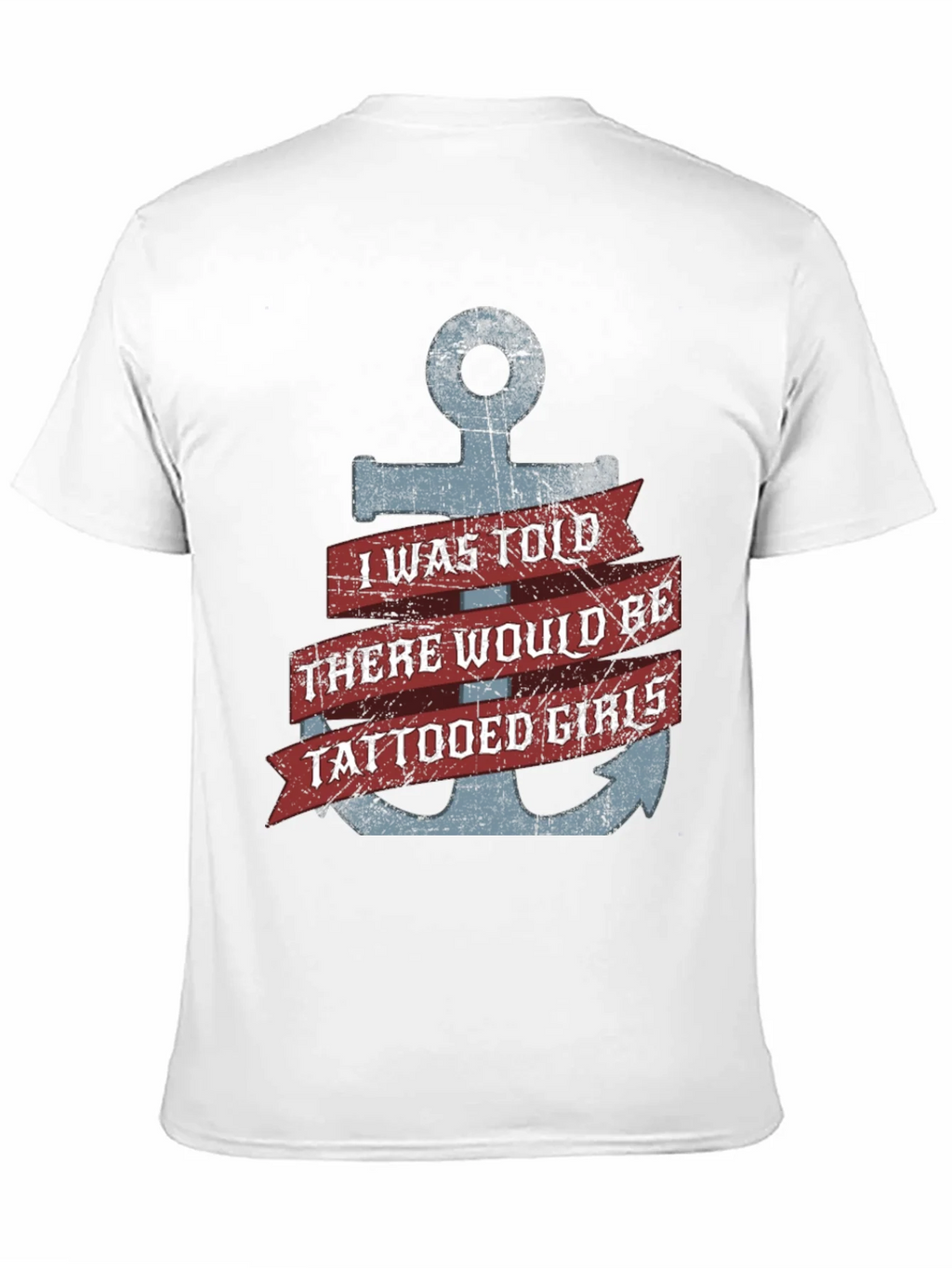 Tattooed Girls Anchor T-Shirt - Funny Graphic Tee product image 2