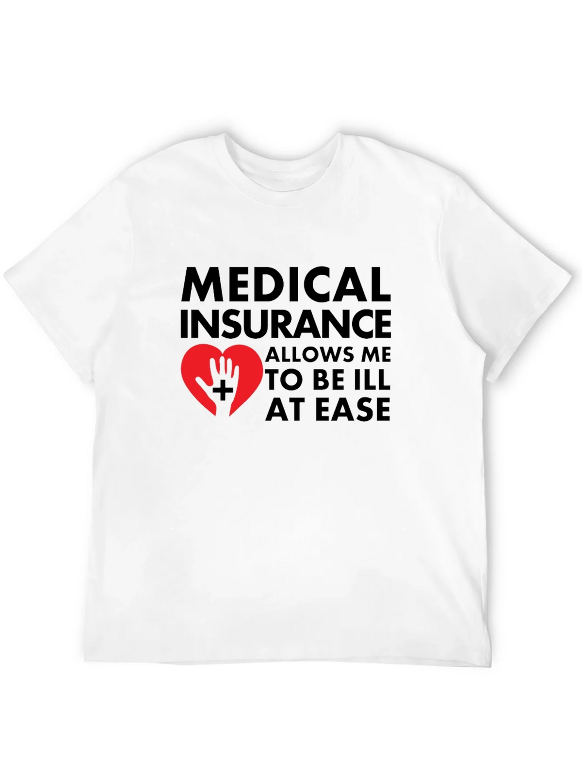Medical Insurance Graphic T-Shirt - Black product image 11