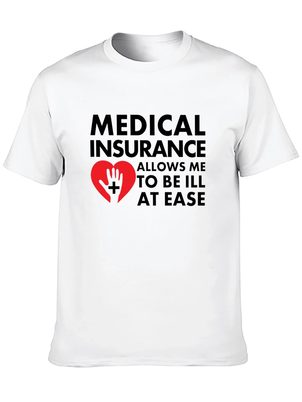 Medical Insurance Graphic T-Shirt - Black product image 9