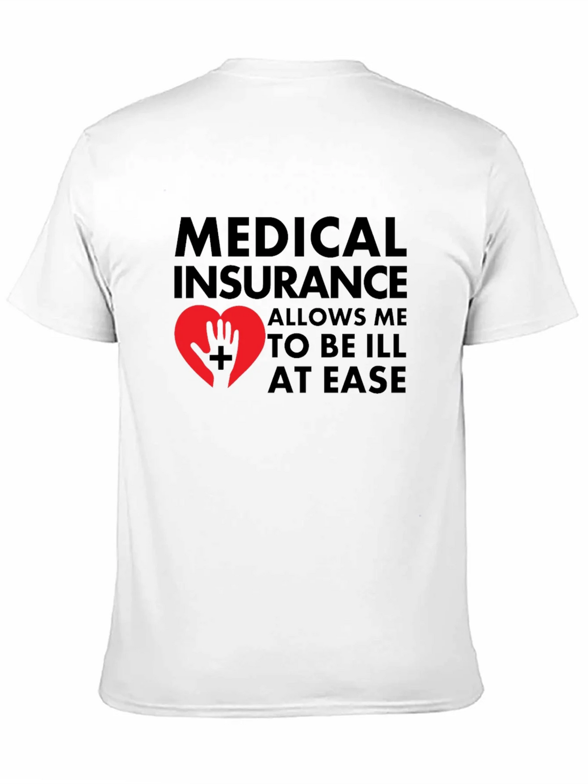 Medical Insurance Graphic T-Shirt - Black product image 10