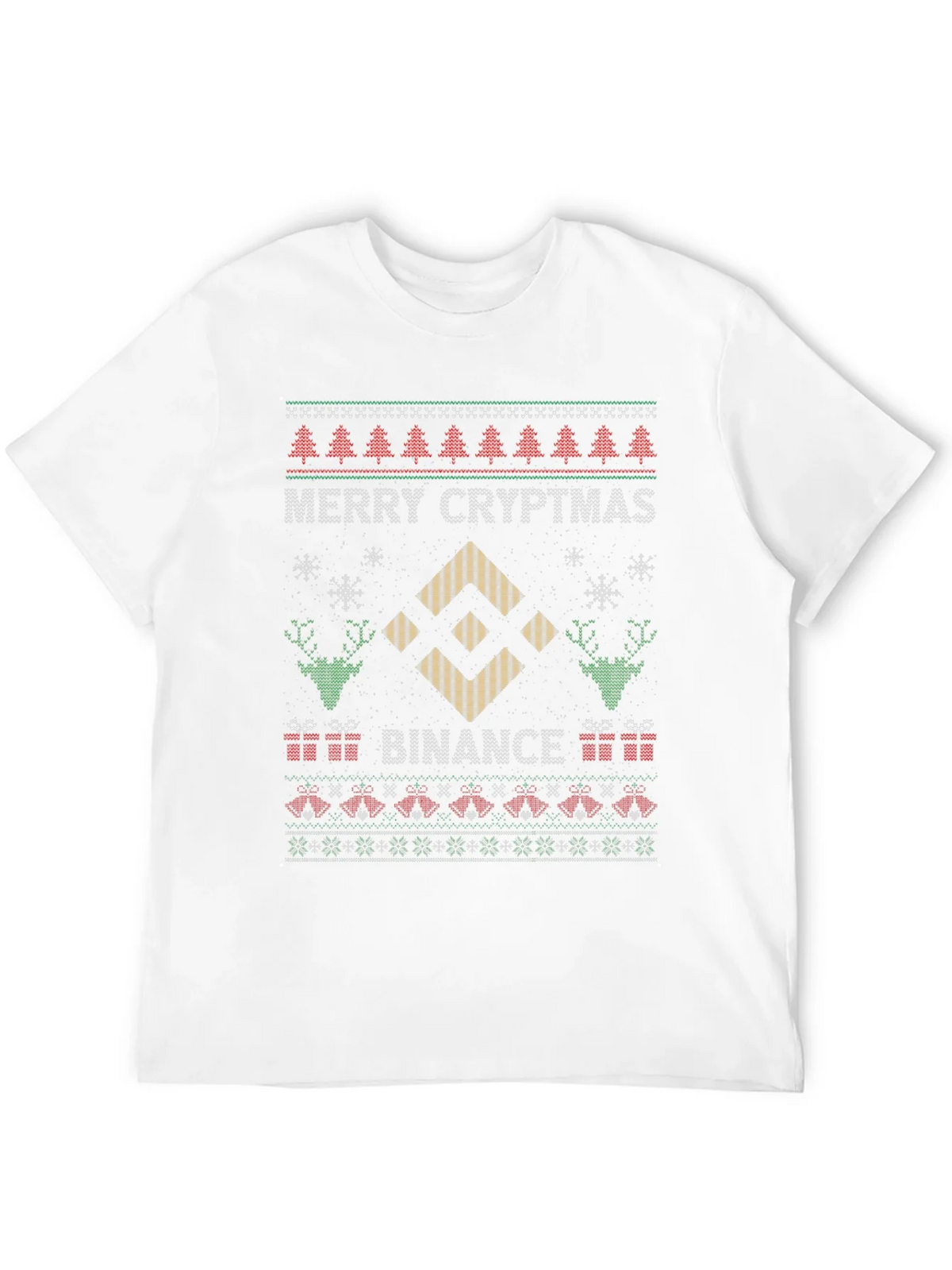 Merry Cryptmas Binance Ugly Christmas Sweater T-shirt product image 11