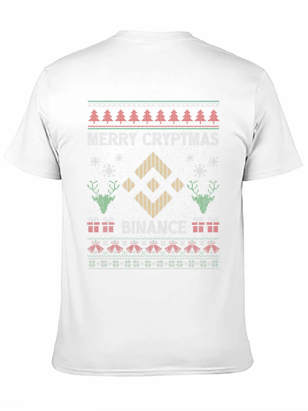 Merry Cryptmas Binance Ugly Christmas Sweater T-shirt product image 10