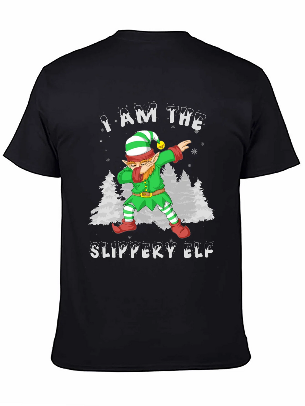 Slippery Elf Christmas Dabbing T-Shirt product image 4