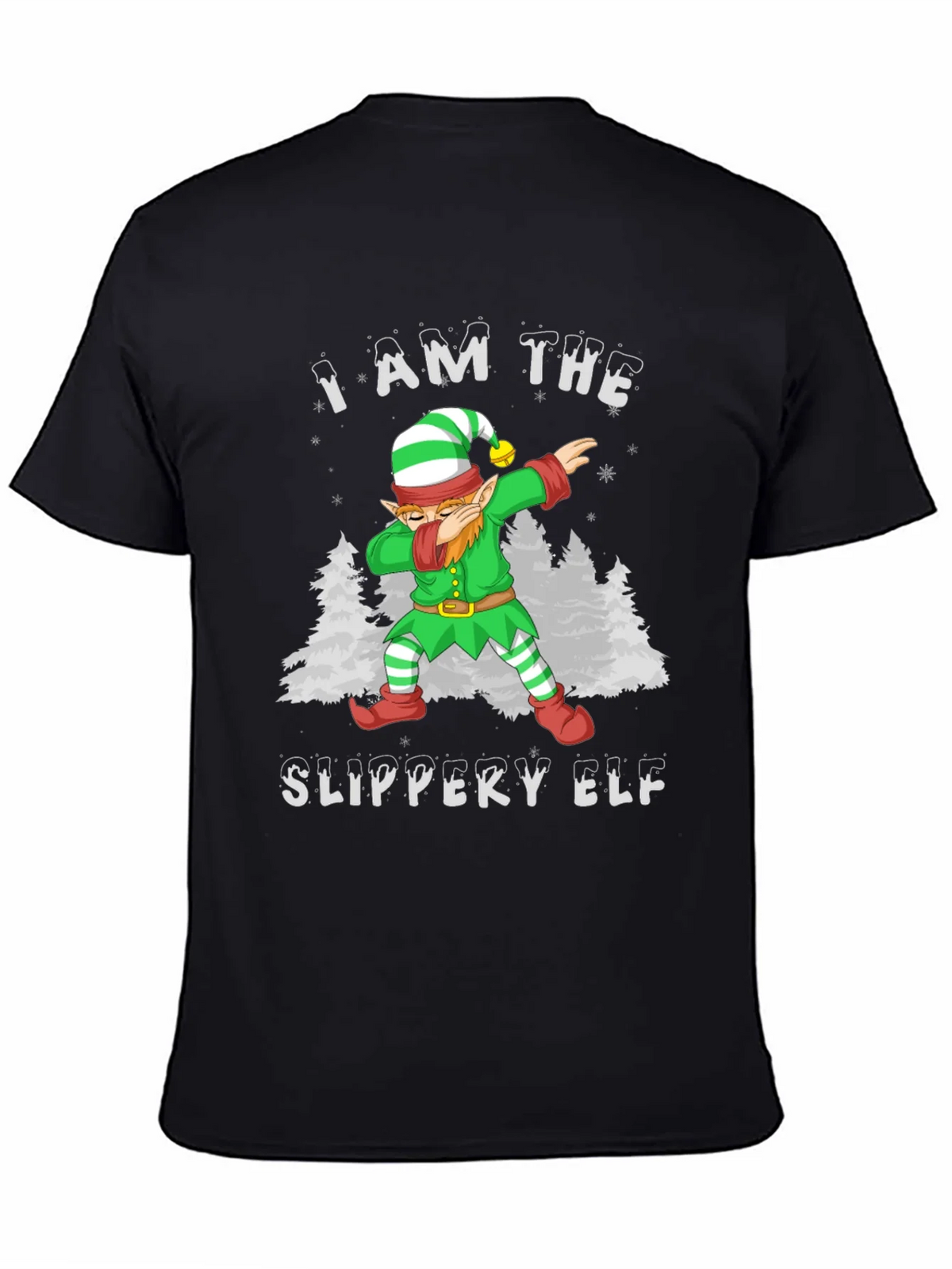 Slippery Elf Christmas Dabbing T-Shirt product image 4