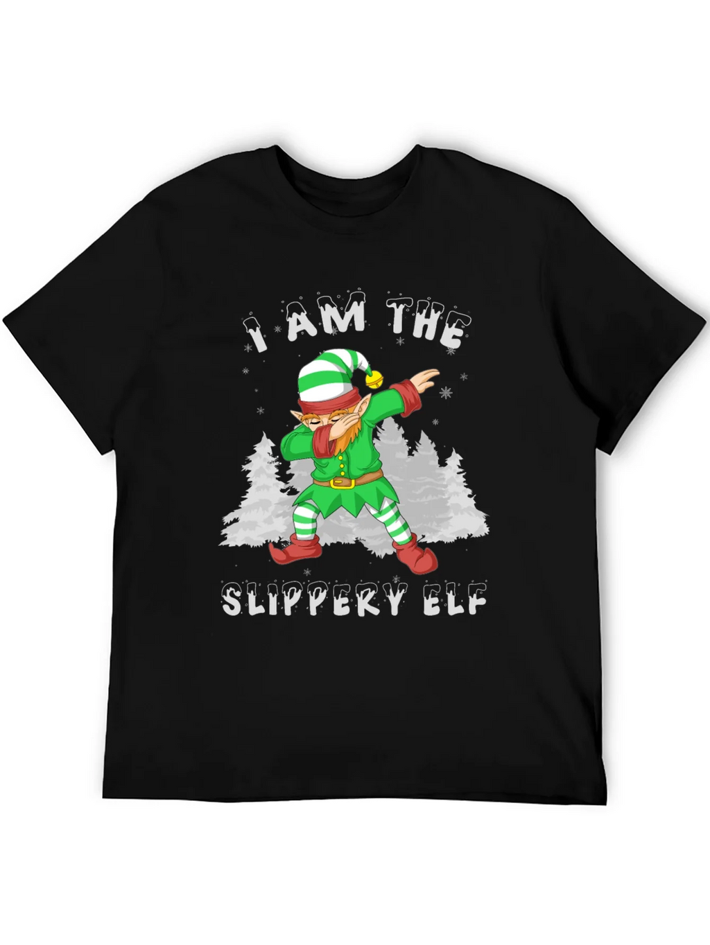 Slippery Elf Christmas Dabbing T-Shirt product image 5