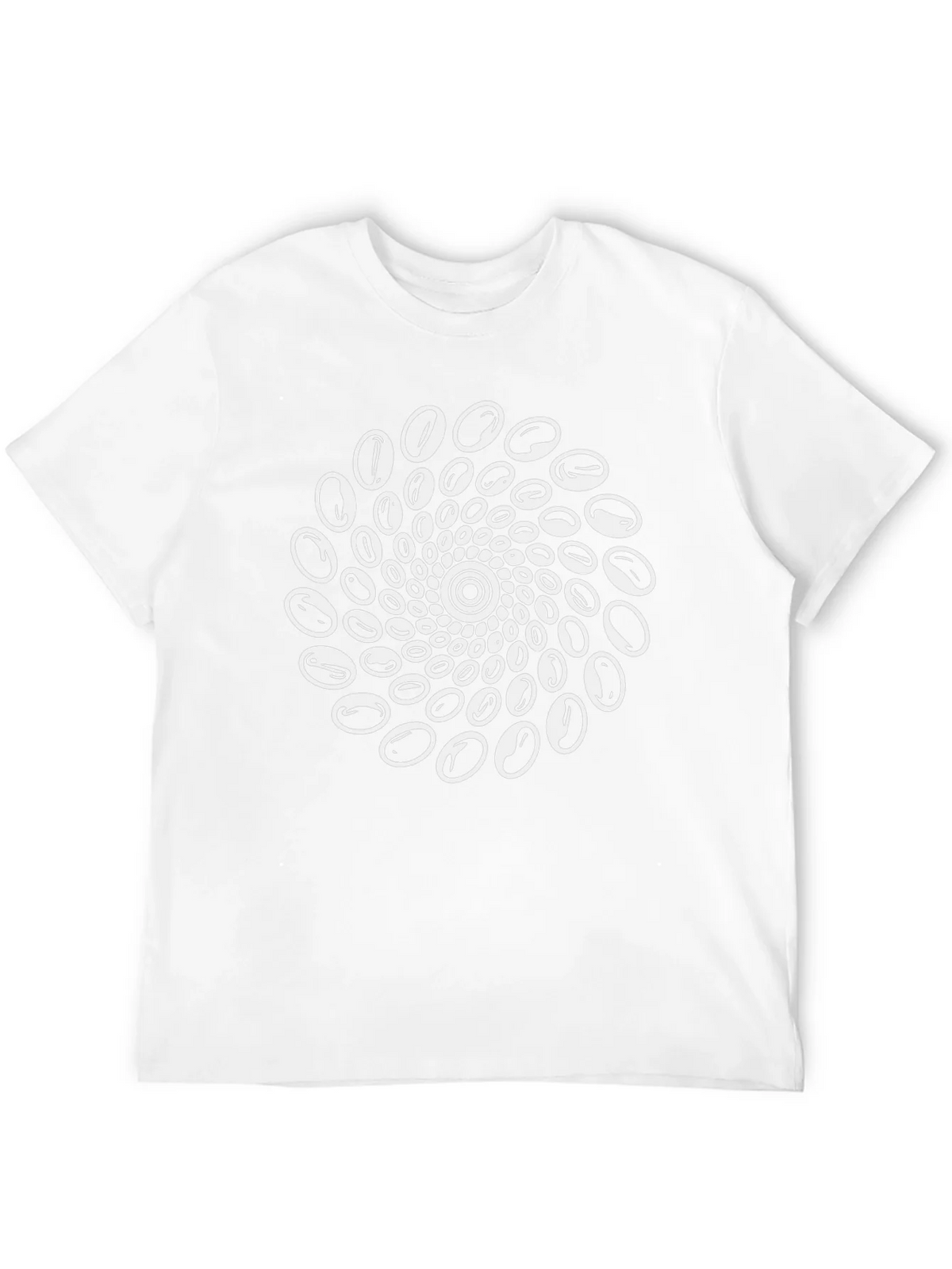 Spiral Optical Illusion Graphic Tee - Black product image 11