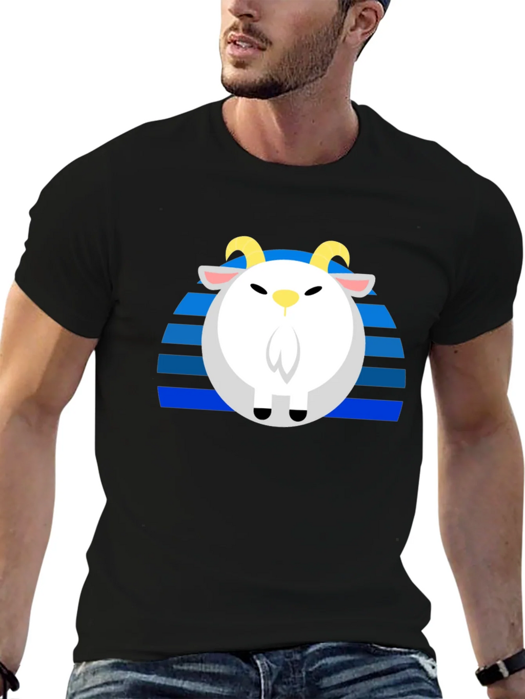 Goat Retro T-Shirt - Unique Graphic Tee product image 6