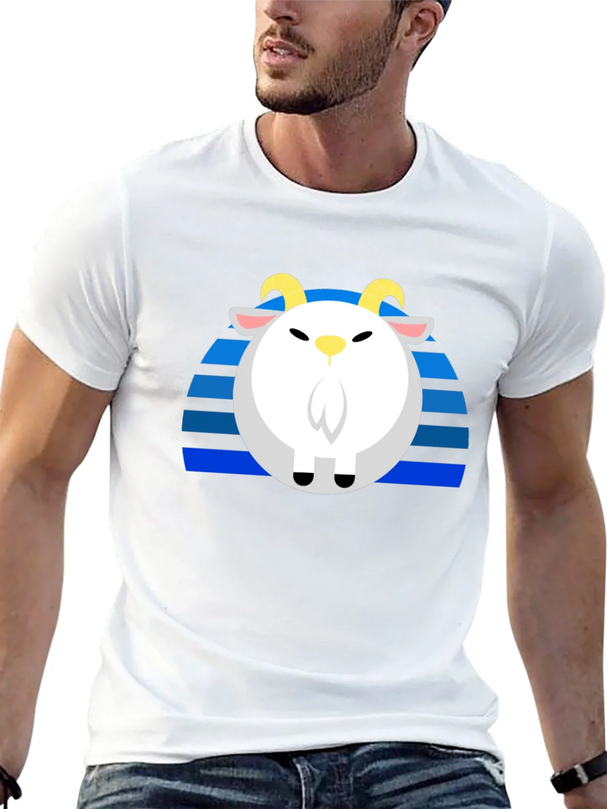Goat Retro T-Shirt - Unique Graphic Tee product image 12