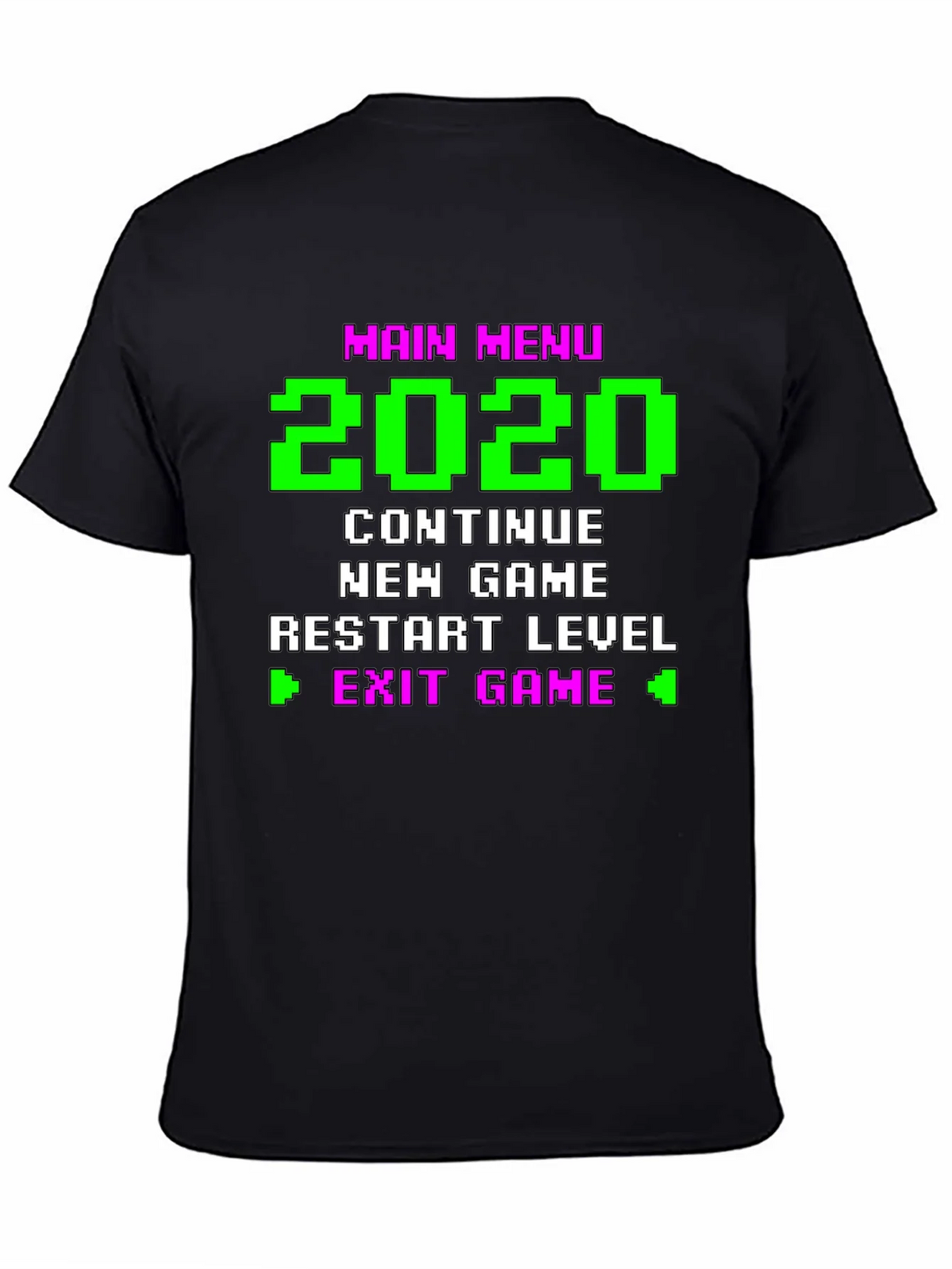 Retro Gamer Menu T-Shirt - 2020 Continue New Game product image 4