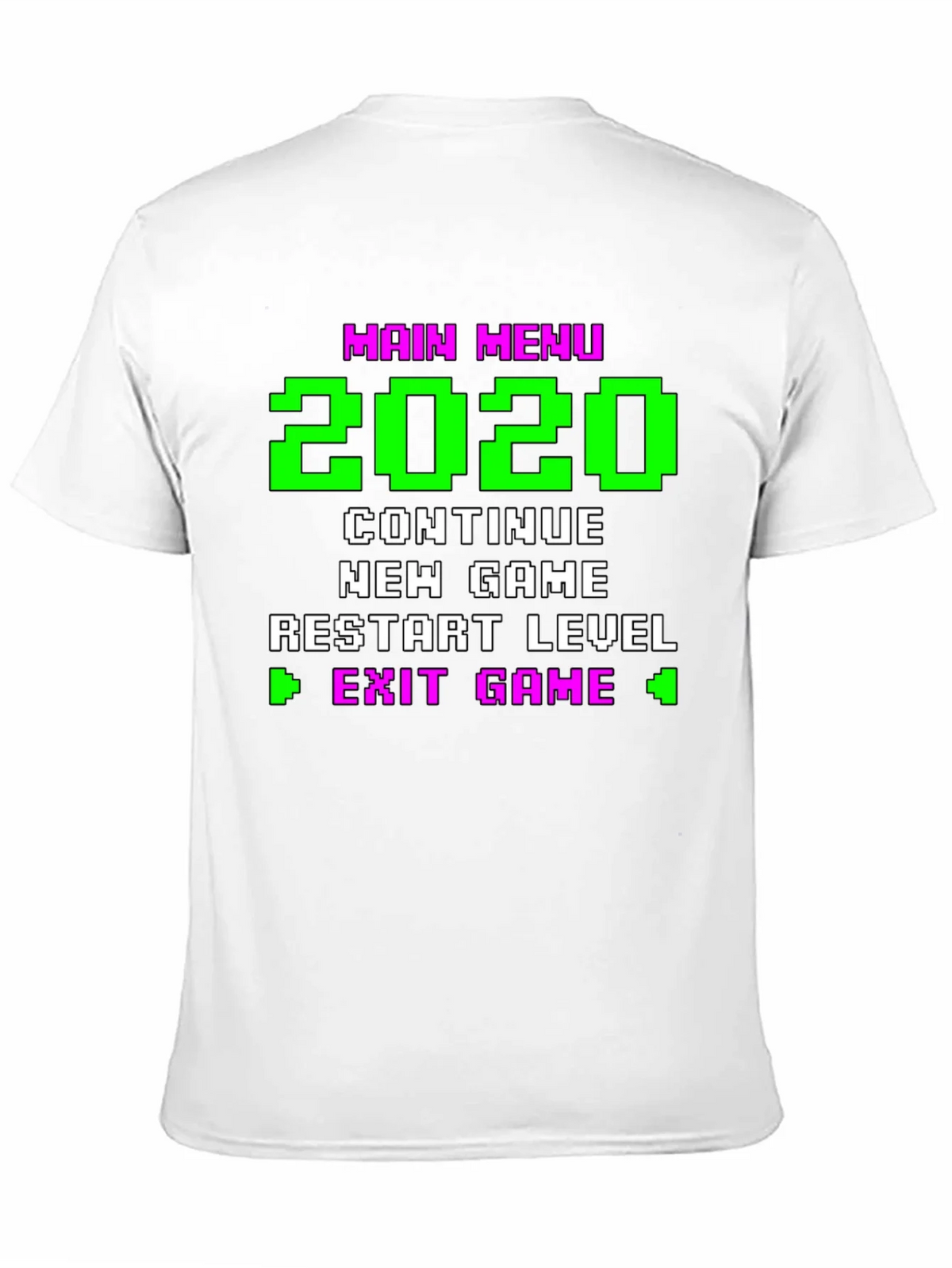 Retro Gamer Menu T-Shirt - 2020 Continue New Game product image 10