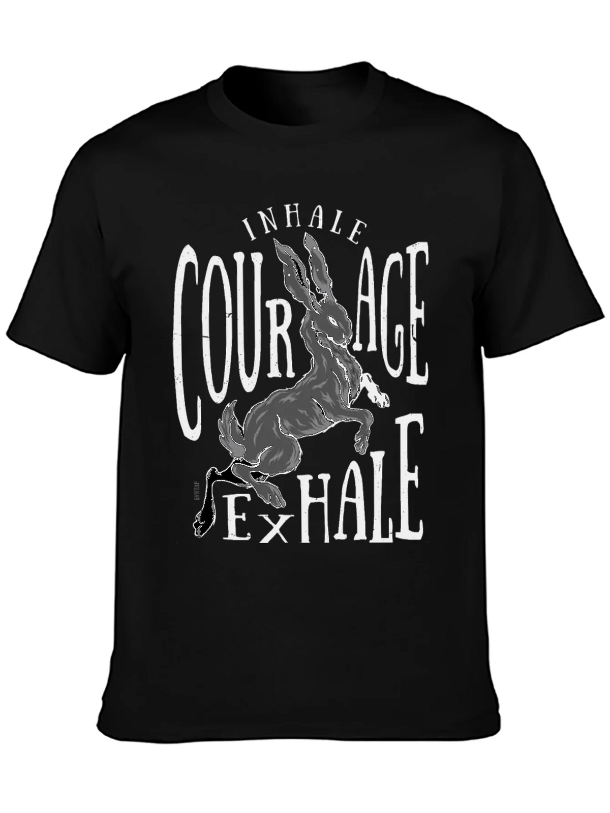 Courage Hare T-Shirt - Inhale Exhale product image 3