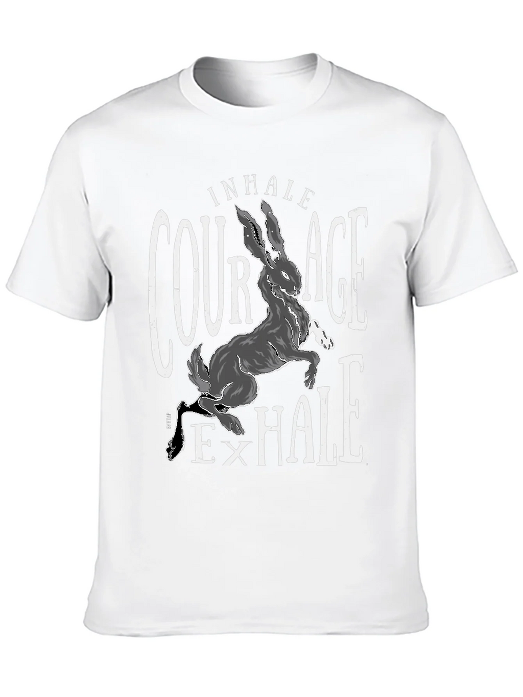 Courage Hare T-Shirt - Inhale Exhale product image 9