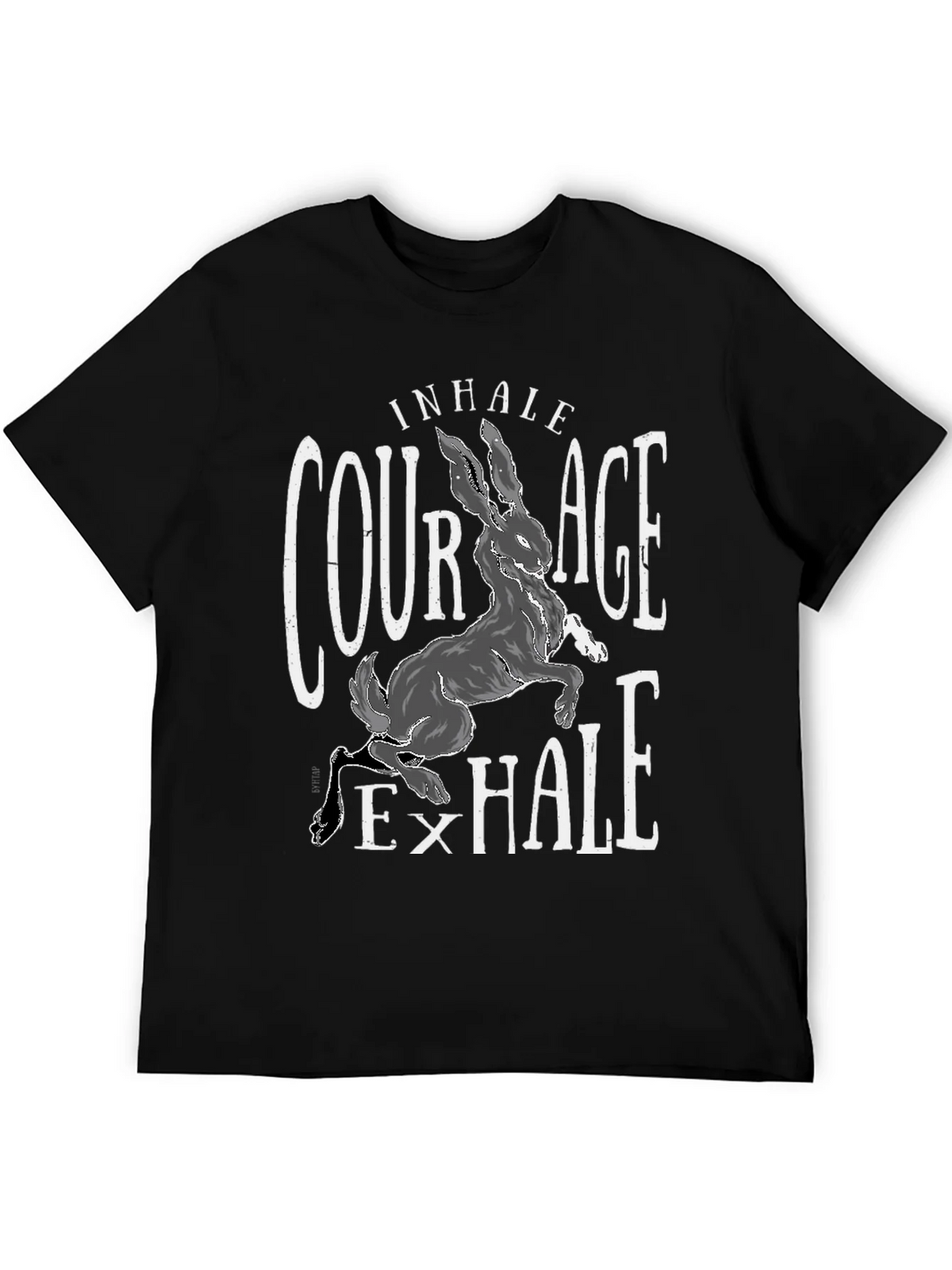 Courage Hare T-Shirt - Inhale Exhale product image 5