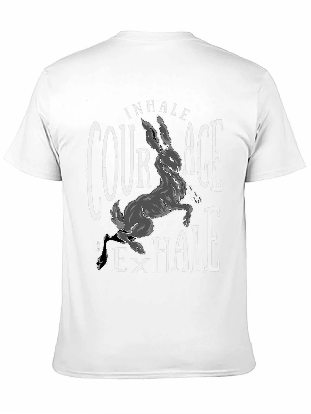 Courage Hare T-Shirt - Inhale Exhale product image 10