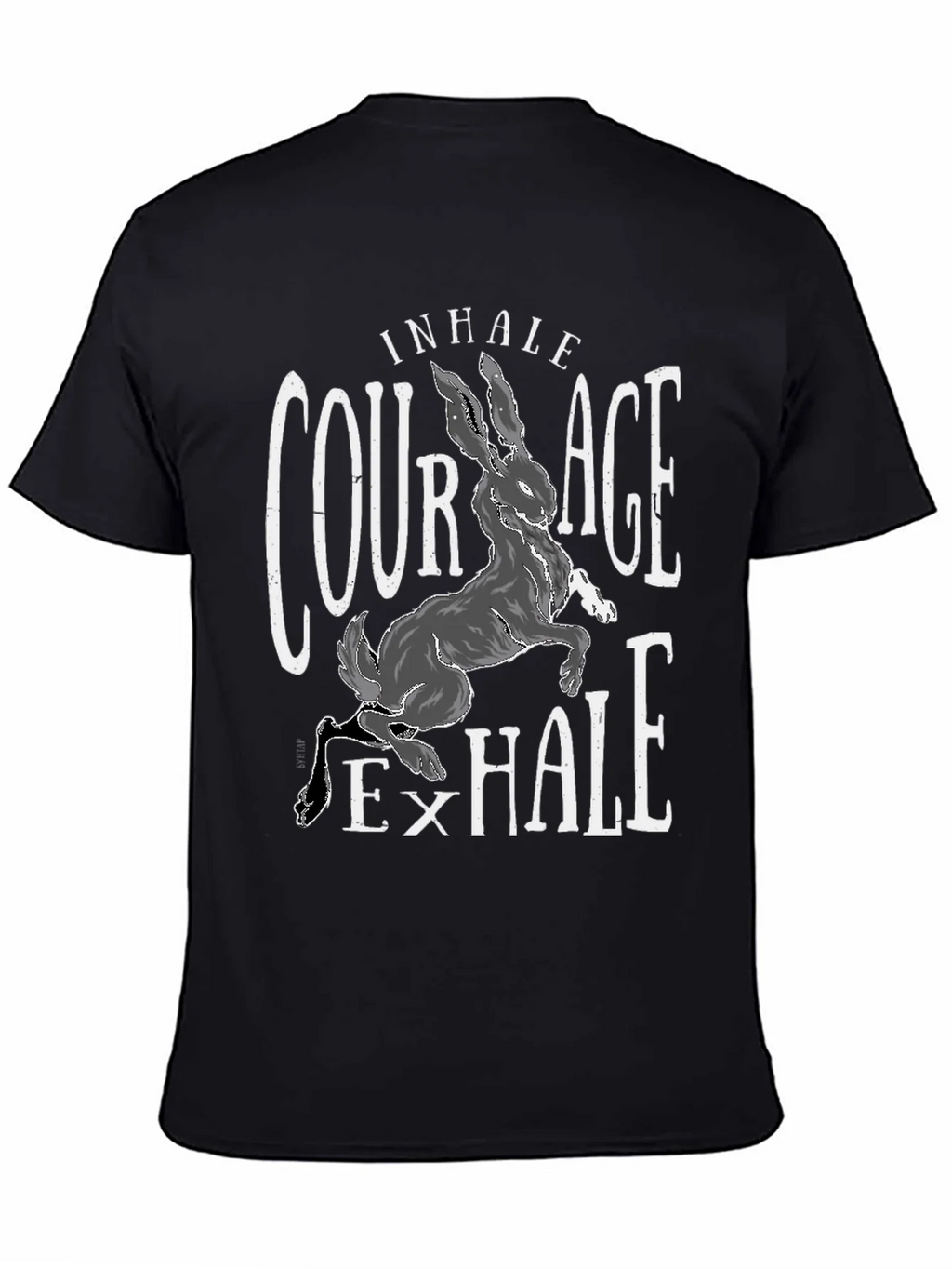 Courage Hare T-Shirt - Inhale Exhale product image 4